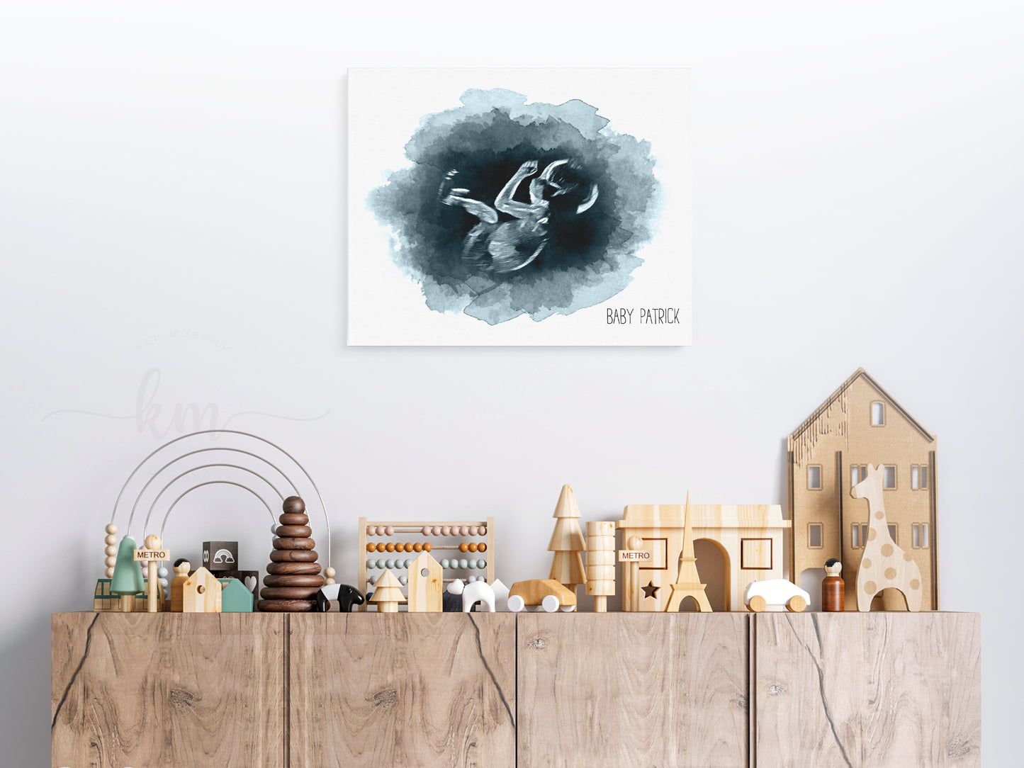 Oval Ultrasound Art
