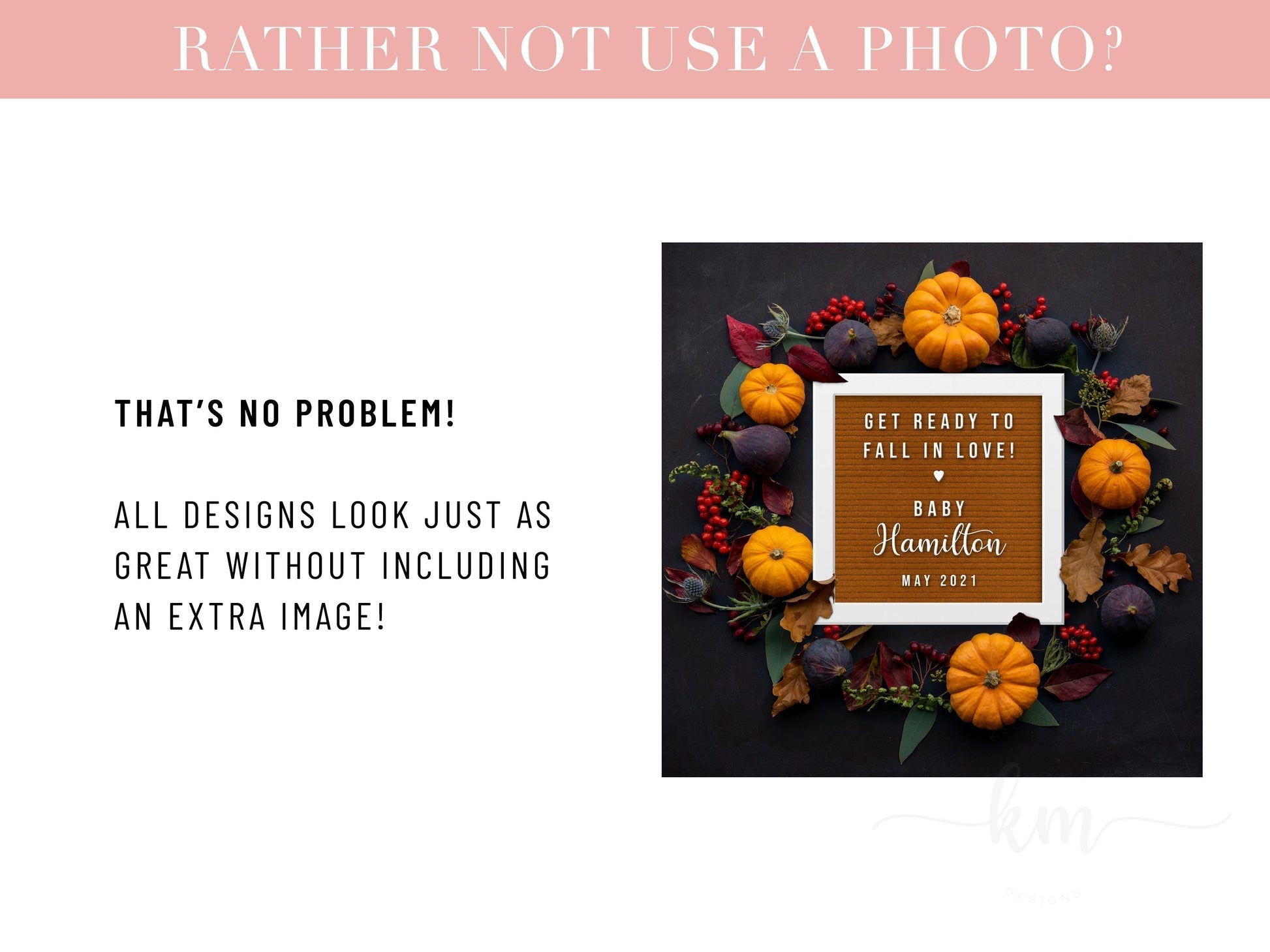 Digital Pregnancy Announcement Don't need a photo Social Media Idea
