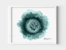 Load image into Gallery viewer, Circle Pen &amp; Ink IVF Embryo Art
