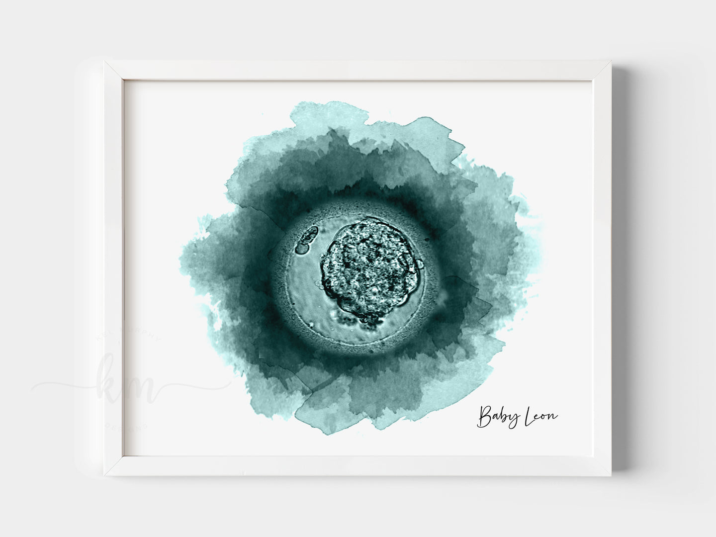 Circle Pen & Ink IVF Embryo Art
