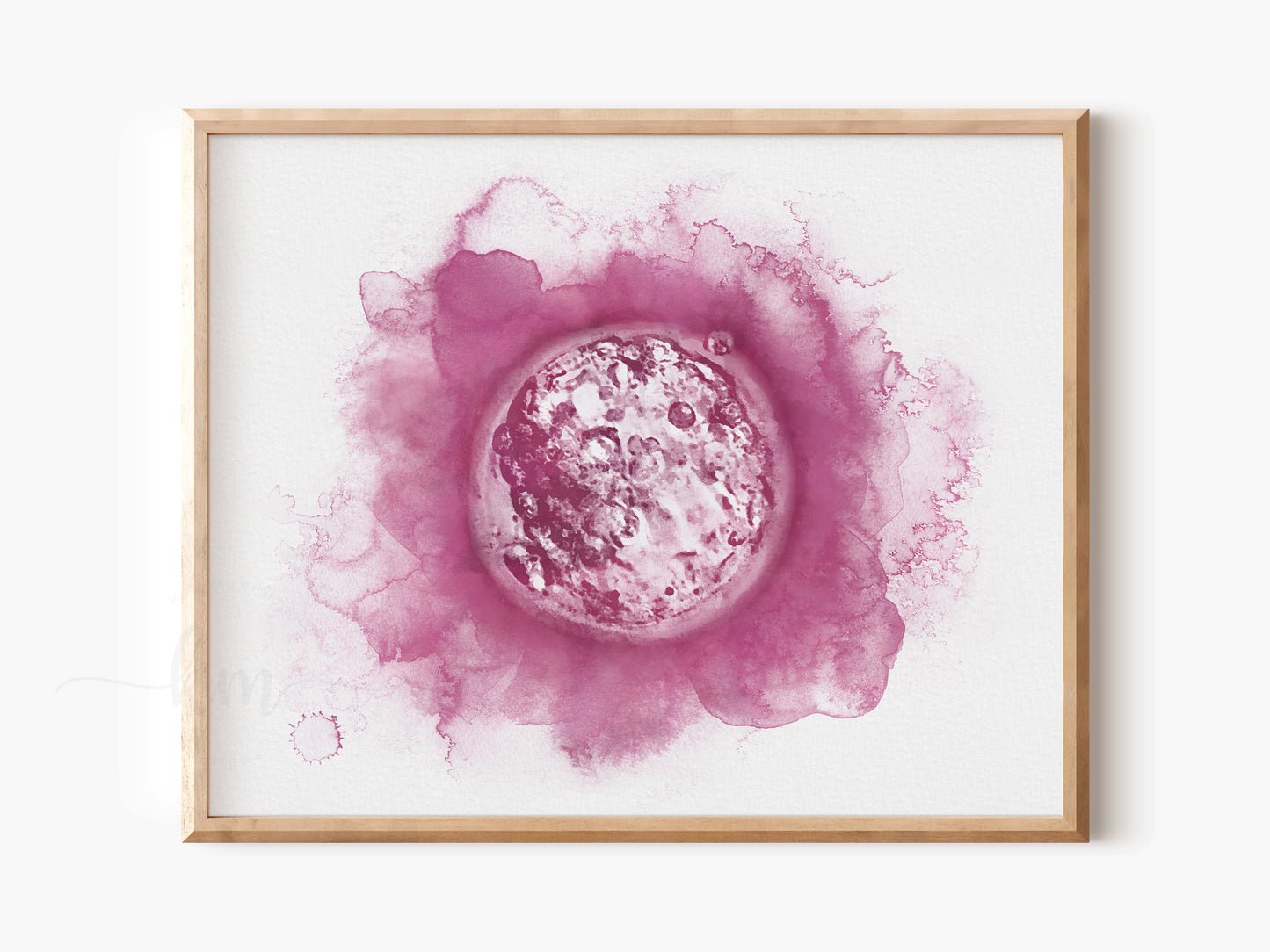 Hand-Painted Watercolor IVF Embryo Art