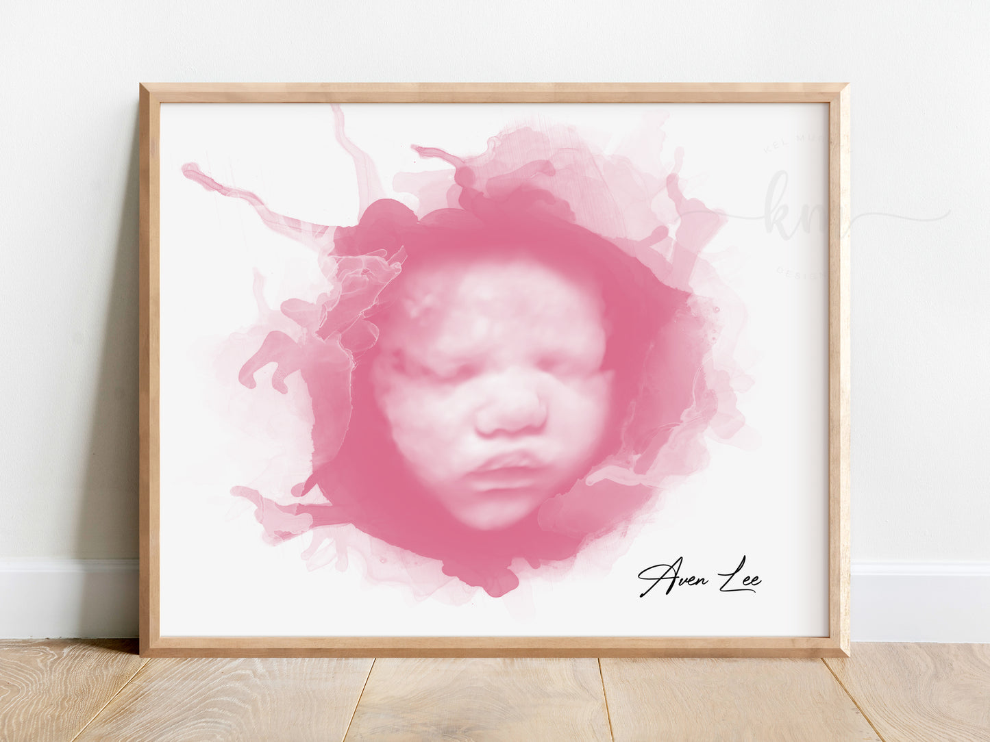 Alcohol Ink 3D Ultrasound Art