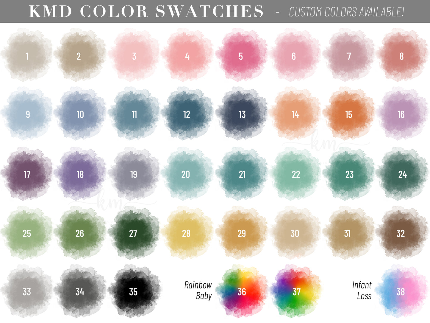 Floral Wreath Watercolor Ultrasound Art