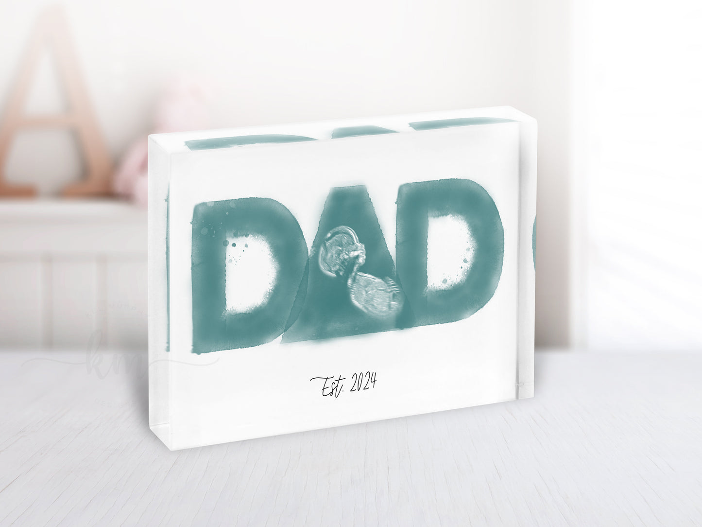 DAD Watercolor Ultrasound Art