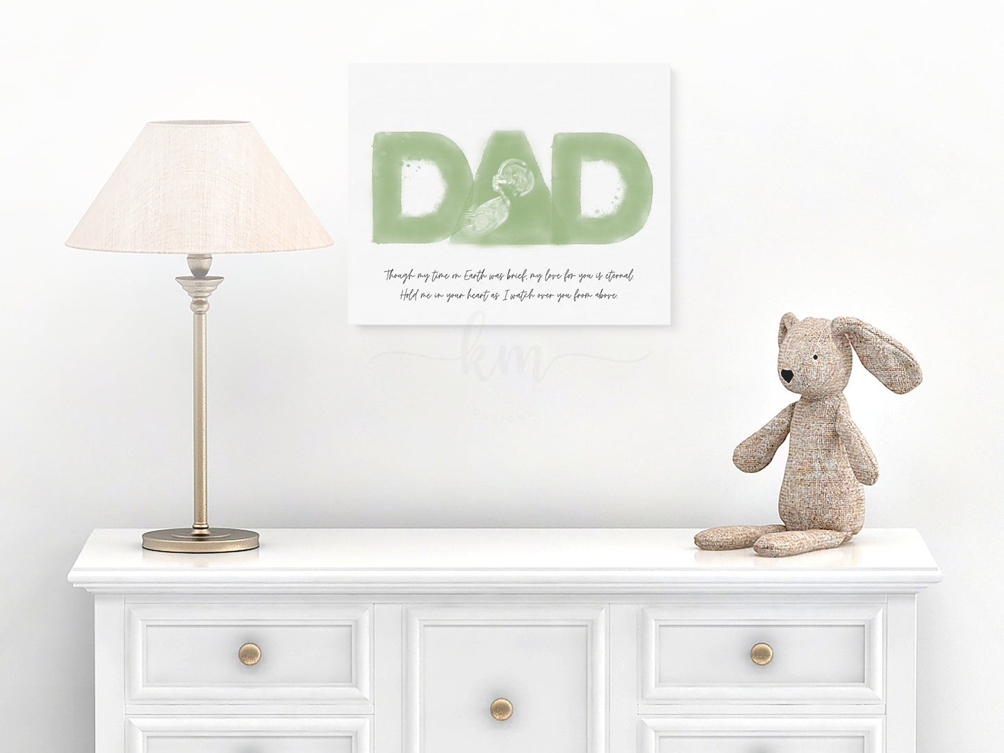 DAD Watercolor Ultrasound Art