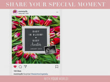 Load and play video in Gallery viewer, Tulip Flowers Digital Pregnancy Announcement
