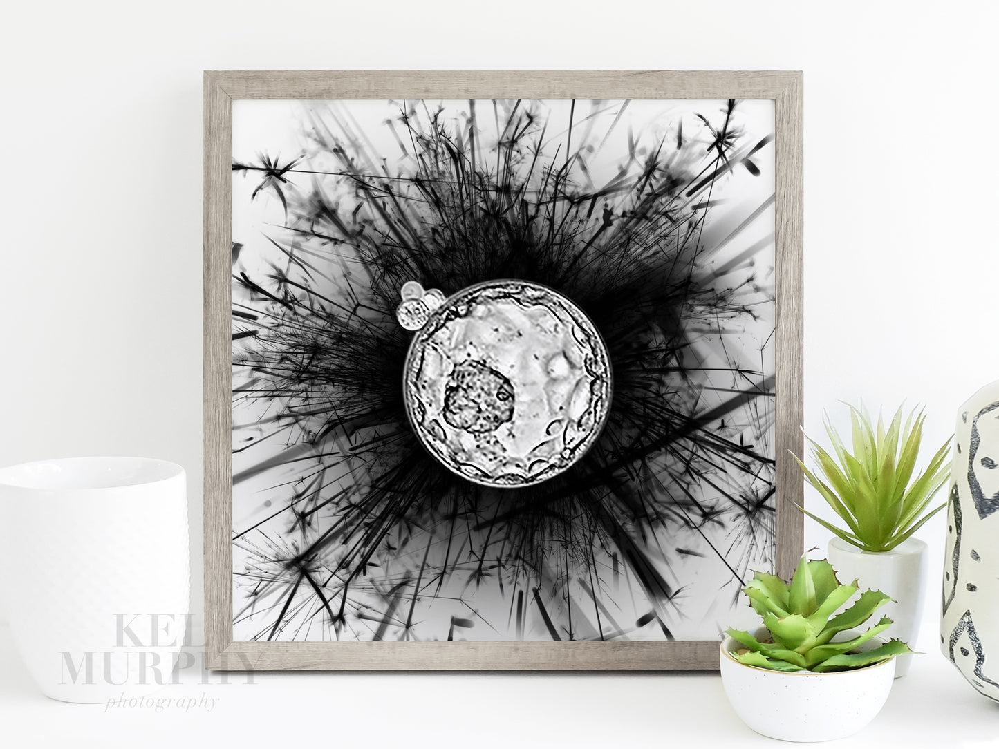 Dandelion Embryo Art IVF Embaby Wish Painted Framed Custom Personalized Gift