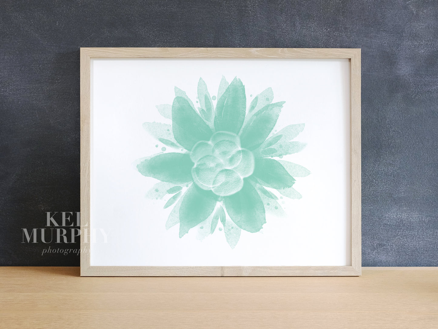 Embryo IVF flower watercolor art print custom personalized framed fertility gift