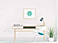 Load image into Gallery viewer, IVF embryo watercolor art print framed living room decor
